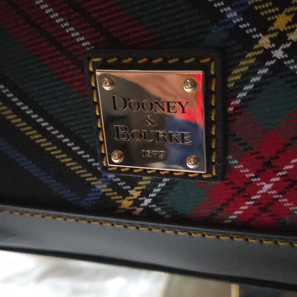 Dooney & Bourke Tartan Dome Satchel